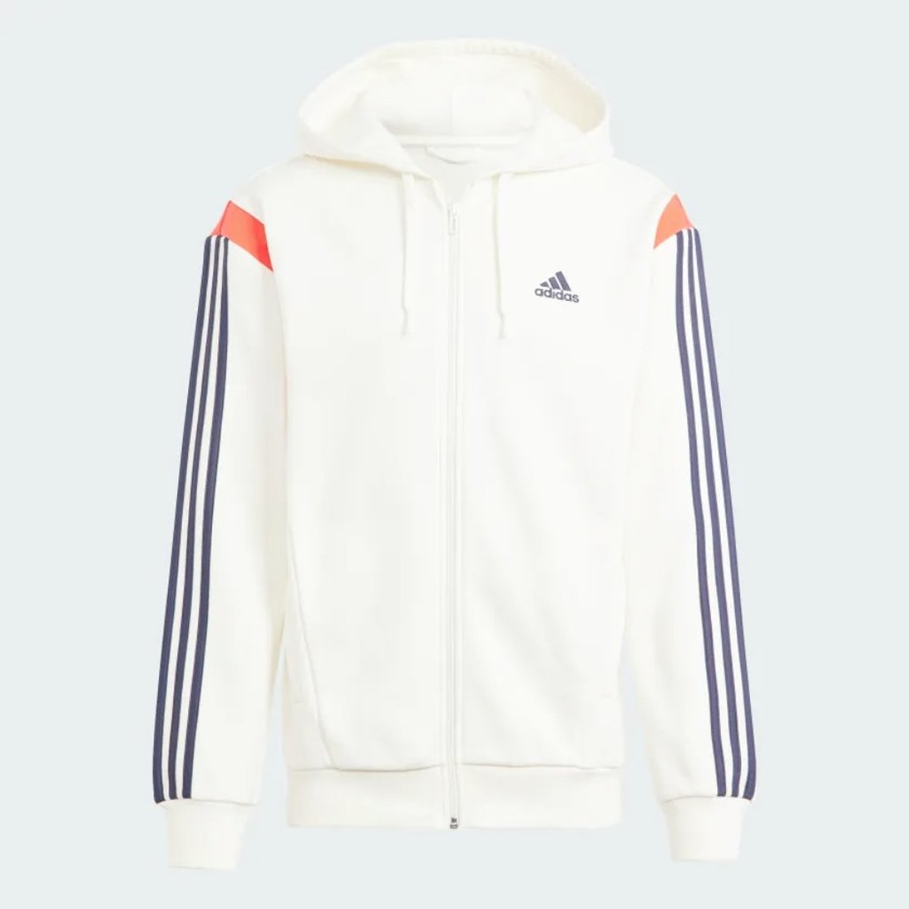 NEW Men's Adidas Colorblock Full-Zip Hoodie SIZE XL - Picture 2 of 8
